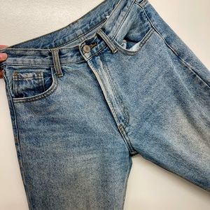 Jeans worn condition